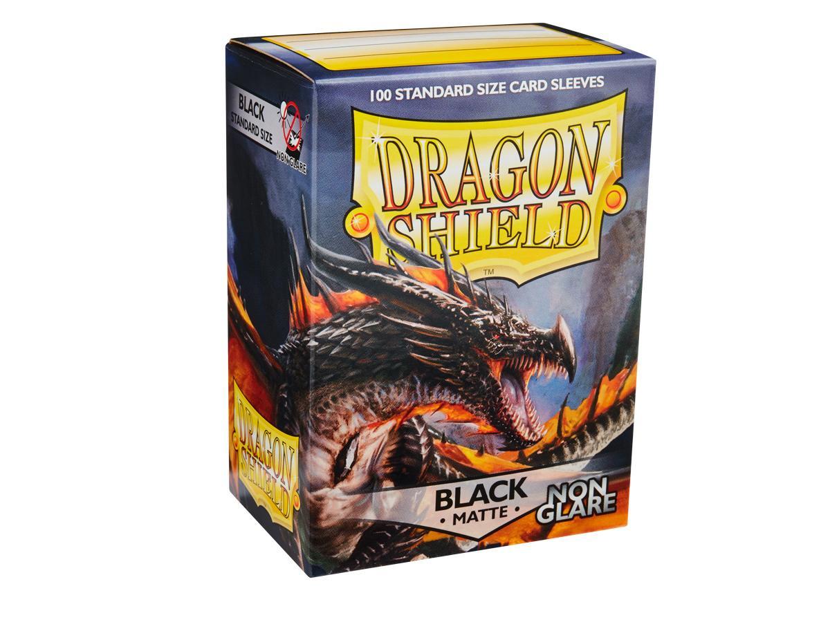 Dragon Shield Non-Glare Sleeve - Black ‘Amina’ 100ct | L.A. Mood Comics and Games