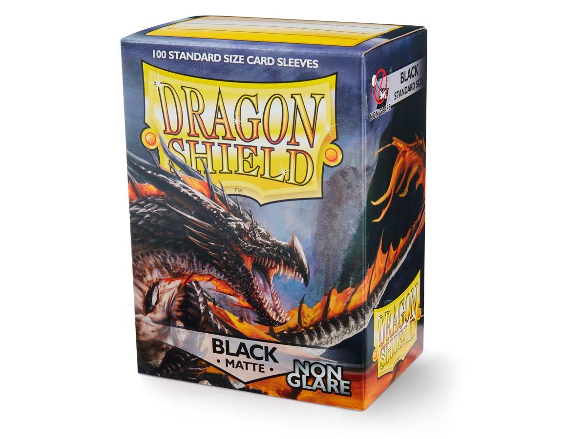 Dragon Shield Non-Glare Sleeve - Black ‘Amina’ 100ct | L.A. Mood Comics and Games