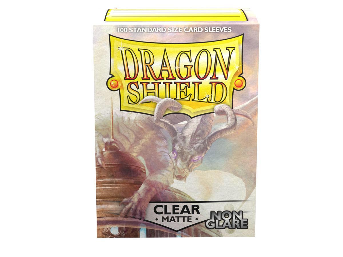 Dragon Shield Non-Glare Sleeve - Clear ‘Mantem’ 100ct | L.A. Mood Comics and Games