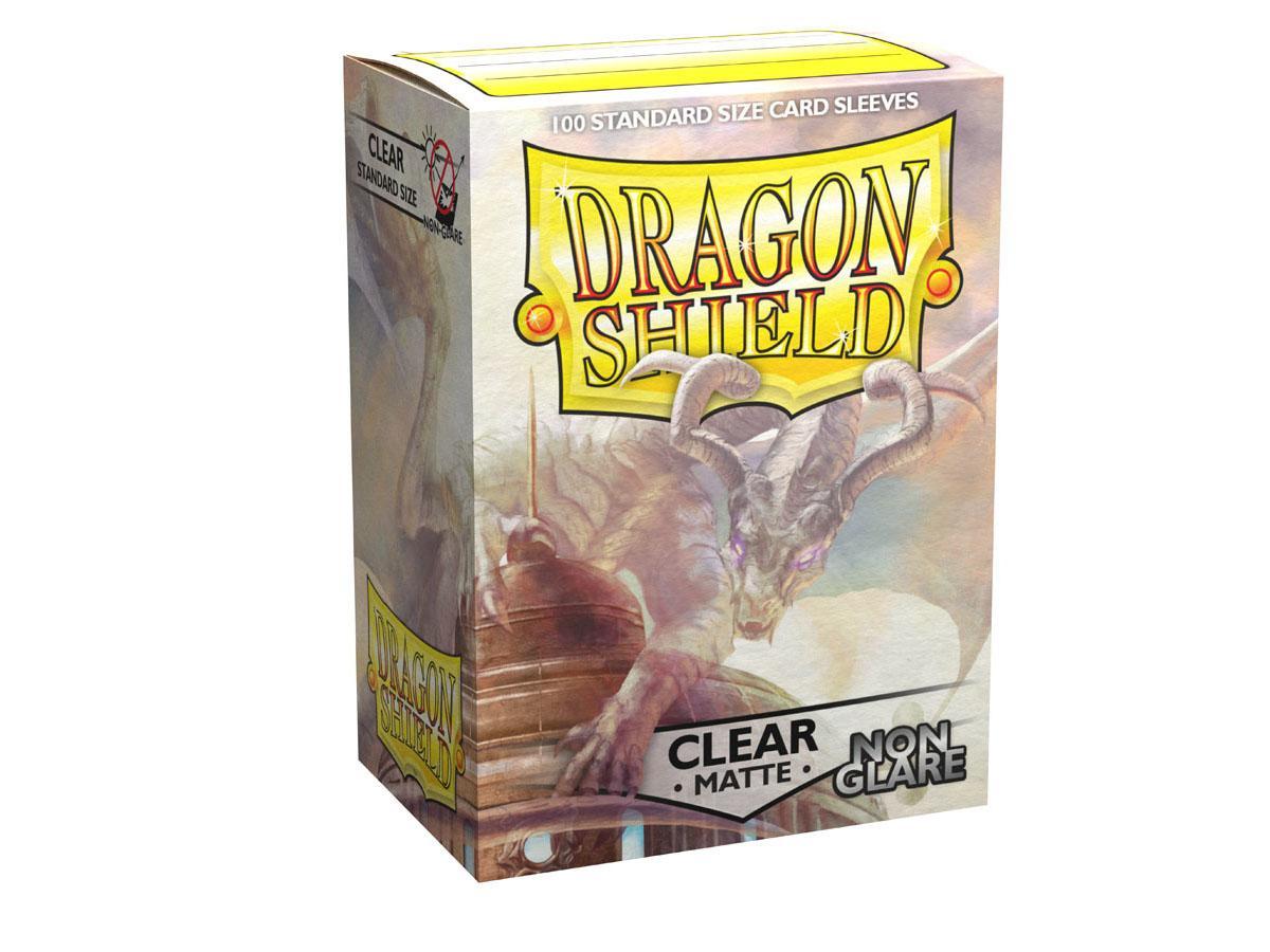 Dragon Shield Non-Glare Sleeve - Clear ‘Mantem’ 100ct | L.A. Mood Comics and Games