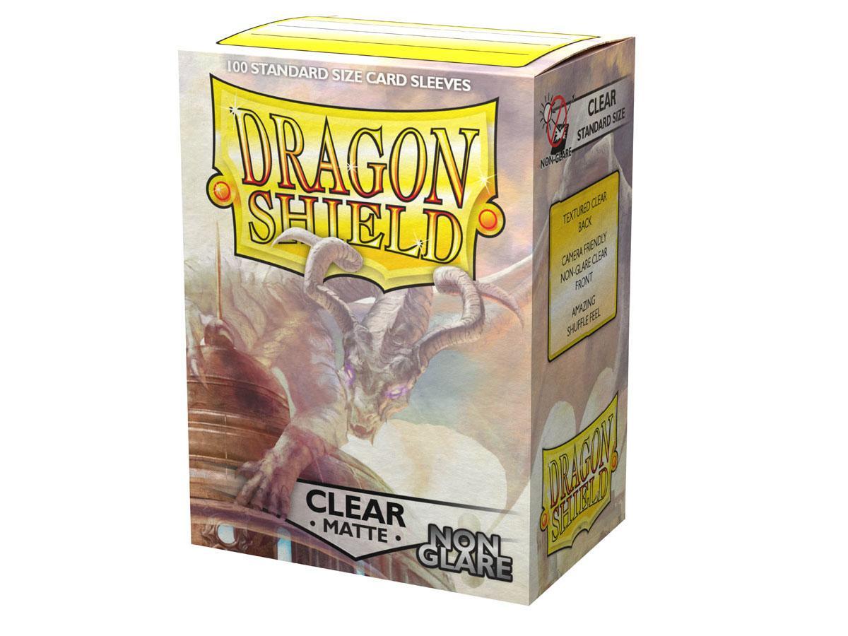 Dragon Shield Non-Glare Sleeve - Clear ‘Mantem’ 100ct | L.A. Mood Comics and Games