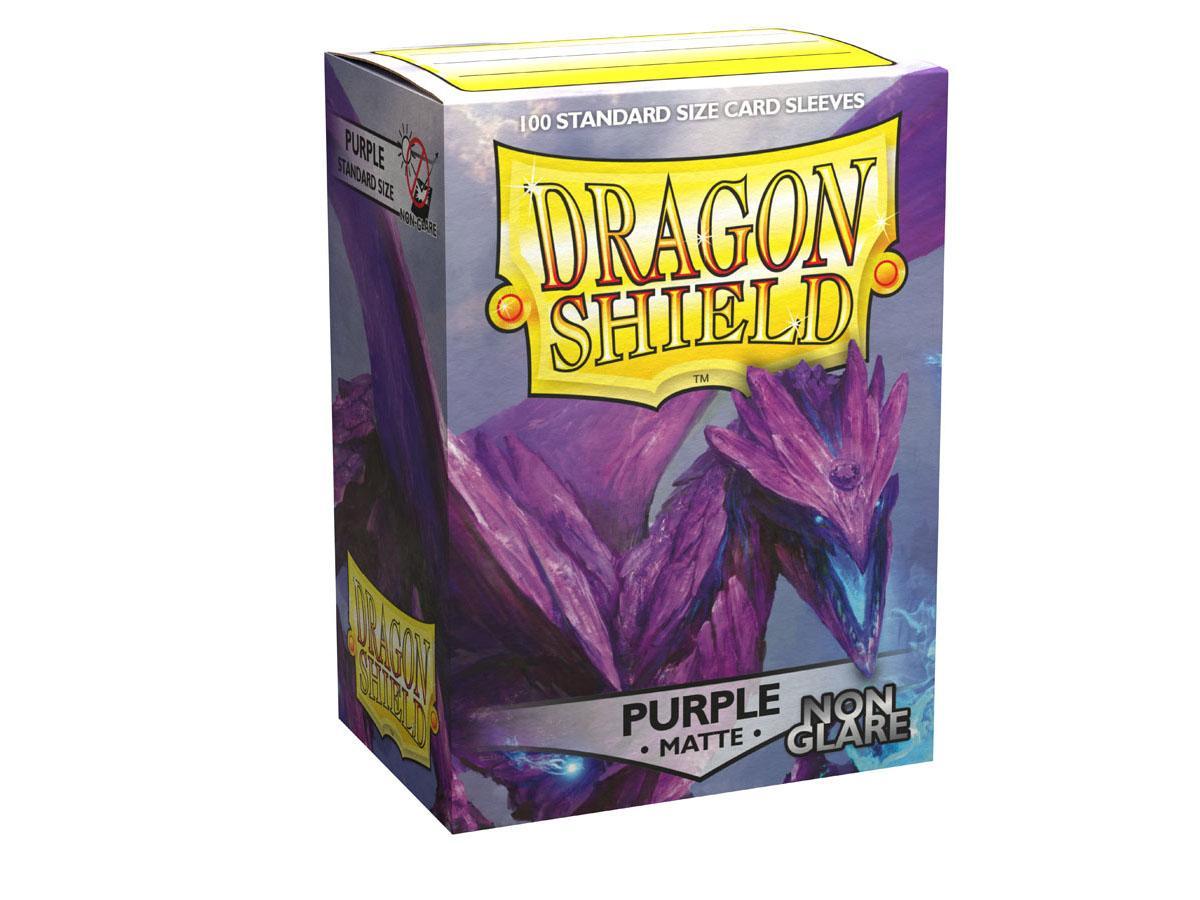 Dragon Shield Non-Glare Sleeve - Purple ‘Amifist’ 100ct | L.A. Mood Comics and Games