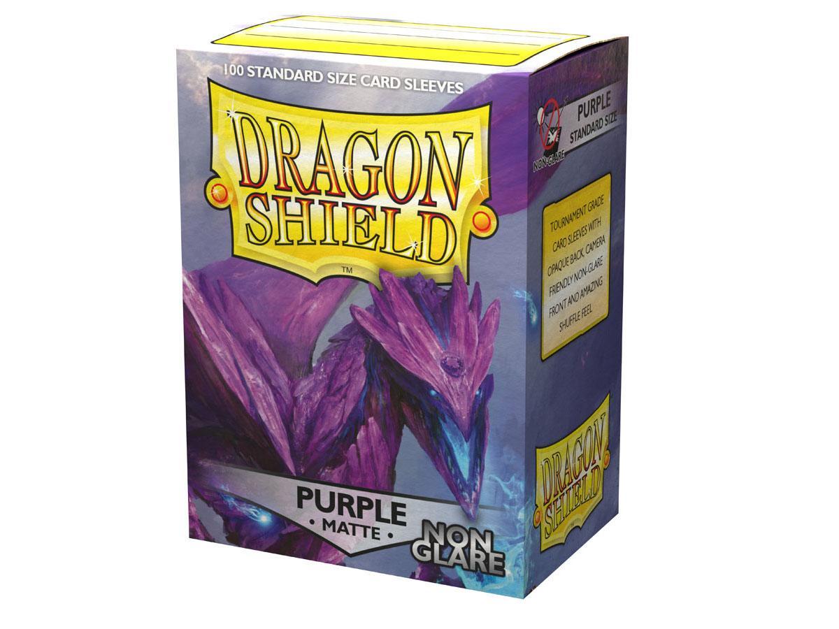 Dragon Shield Non-Glare Sleeve - Purple ‘Amifist’ 100ct | L.A. Mood Comics and Games