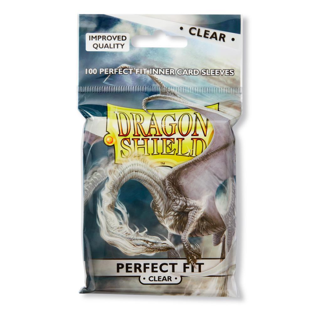 Dragon Shield Perfect Fit Sleeve - Clear ‘Sanctus’ 100ct | L.A. Mood Comics and Games