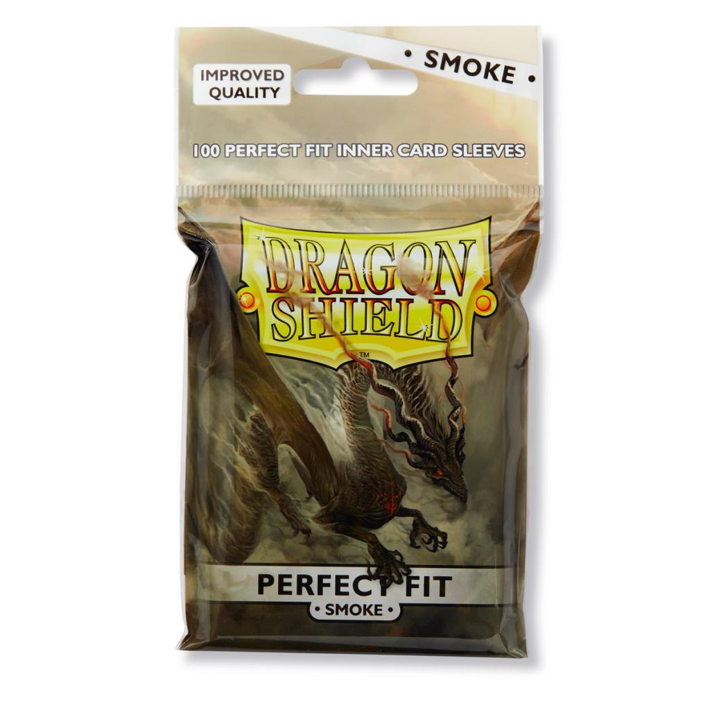 Dragon Shield Perfect Fit Sleeve - Smoke ‘Fuligo’ 100ct | L.A. Mood Comics and Games