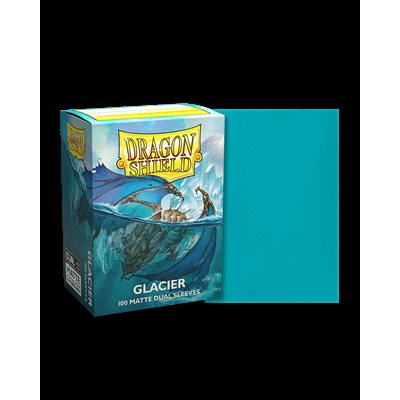 Dragon Shield Matte Dual Sleeve - Glacier 100ct | L.A. Mood Comics and Games