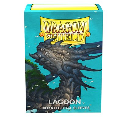 Dragon Shield Matte Dual Sleeve - Lagoon 'Saras" 100ct | L.A. Mood Comics and Games