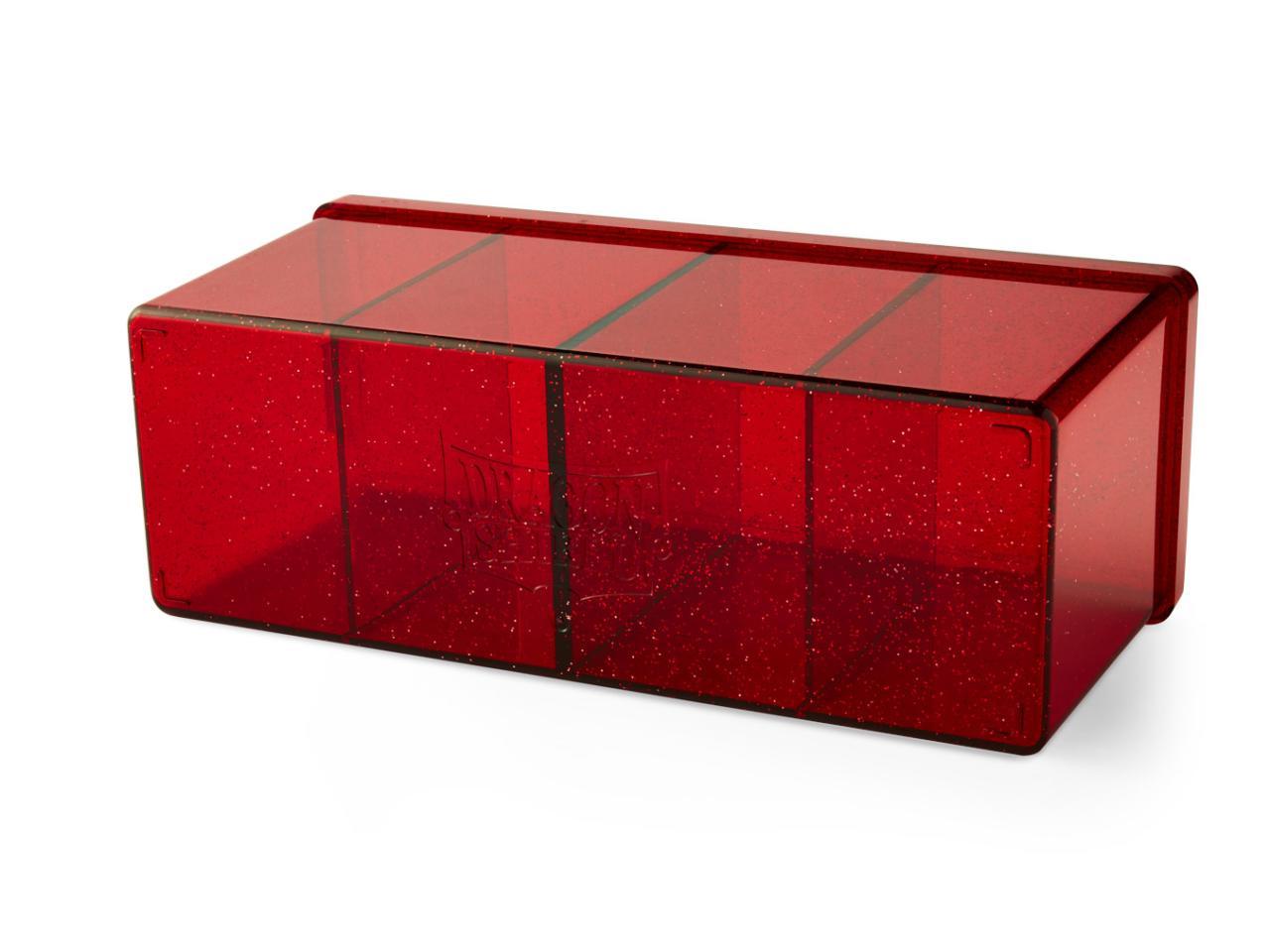Dragon Shield Four Compartment Box – Ruby | L.A. Mood Comics and Games