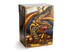 Dragon Shield Deck Shell –  Gold | L.A. Mood Comics and Games