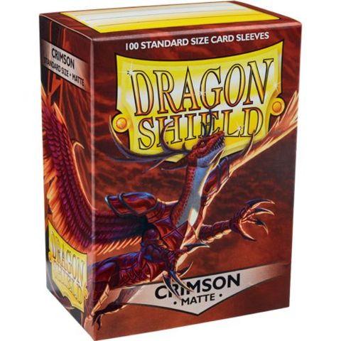 Dragon Shield Matte Sleeve - Crimson ‘Logi’ 100ct | L.A. Mood Comics and Games