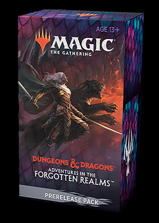 MTG ADV FORGOTTEN REALMS PRE RELEASE KIT W/ 2 PRIZE BOOSTERS | L.A. Mood Comics and Games