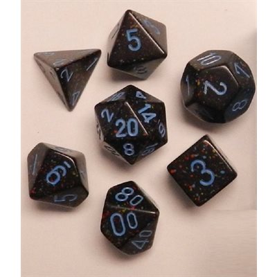 Chessex: Speckled Blue Stars 7pc Dice Set | L.A. Mood Comics and Games