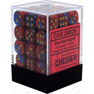 Gemini: 36D6 Blue-Red / Gold | L.A. Mood Comics and Games