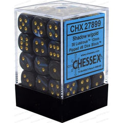 Chessex: D6 Lustrous™ DICE SET - 12MM | L.A. Mood Comics and Games