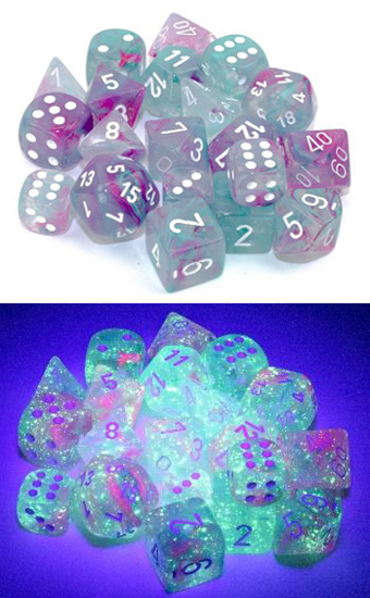 Chessex: D6  Nebula™ Dice sets - 16mm | L.A. Mood Comics and Games