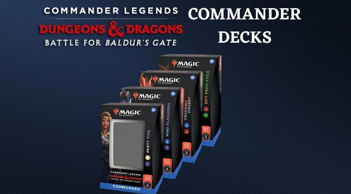 Magic the Gathering: Commander Legends: Battle for Baldur's Gate Commander Deck ^ JUNE 10 2022 Set of 4 | L.A. Mood Comics and Games