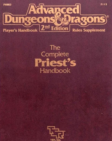 AD&D 2nd Ed. - The Complete Priest's Handbook (USED) | L.A. Mood Comics and Games