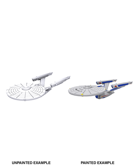 Star Trek: Deep Cuts Unpainted Miniatures - Constitution Class (refit) | L.A. Mood Comics and Games