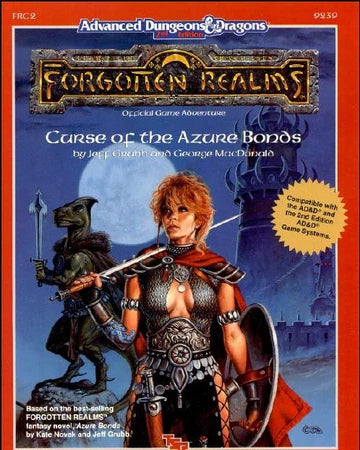 AD&D Forgotten Realms - Curse of the Azure Bonds (USED) | L.A. Mood Comics and Games