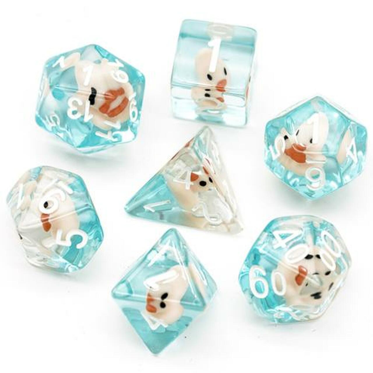 Pink Duck RPG Dice Set | L.A. Mood Comics and Games