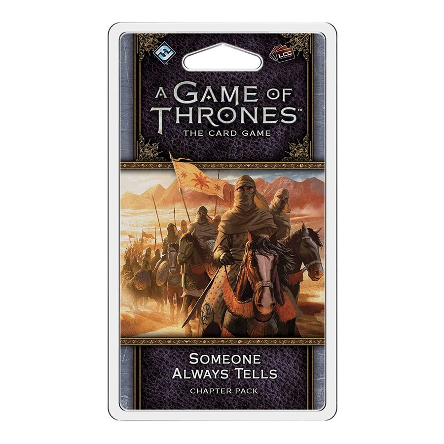 Game of Thrones: LCG 2nd Ed: Someone Always Tells | L.A. Mood Comics and Games