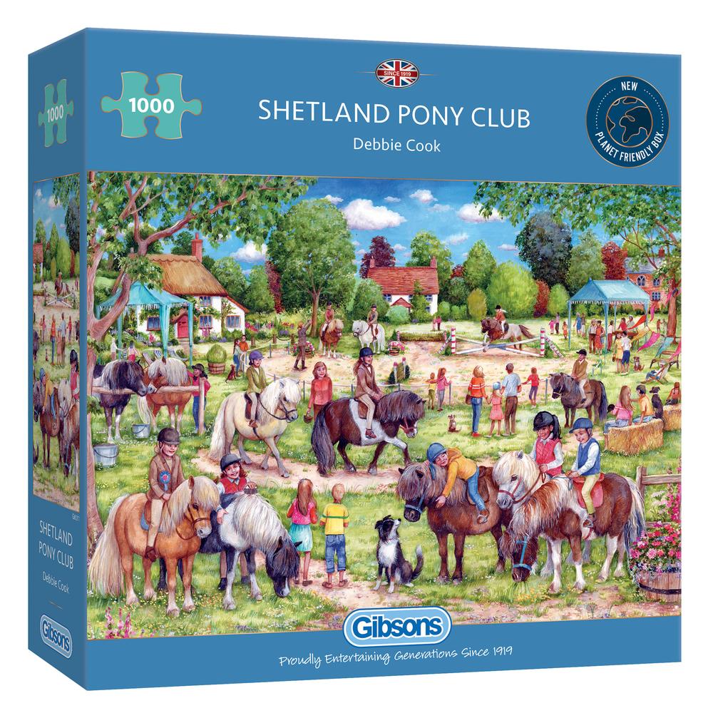 Puzzle 1000 Piece: Shetland Pony Club | L.A. Mood Comics and Games