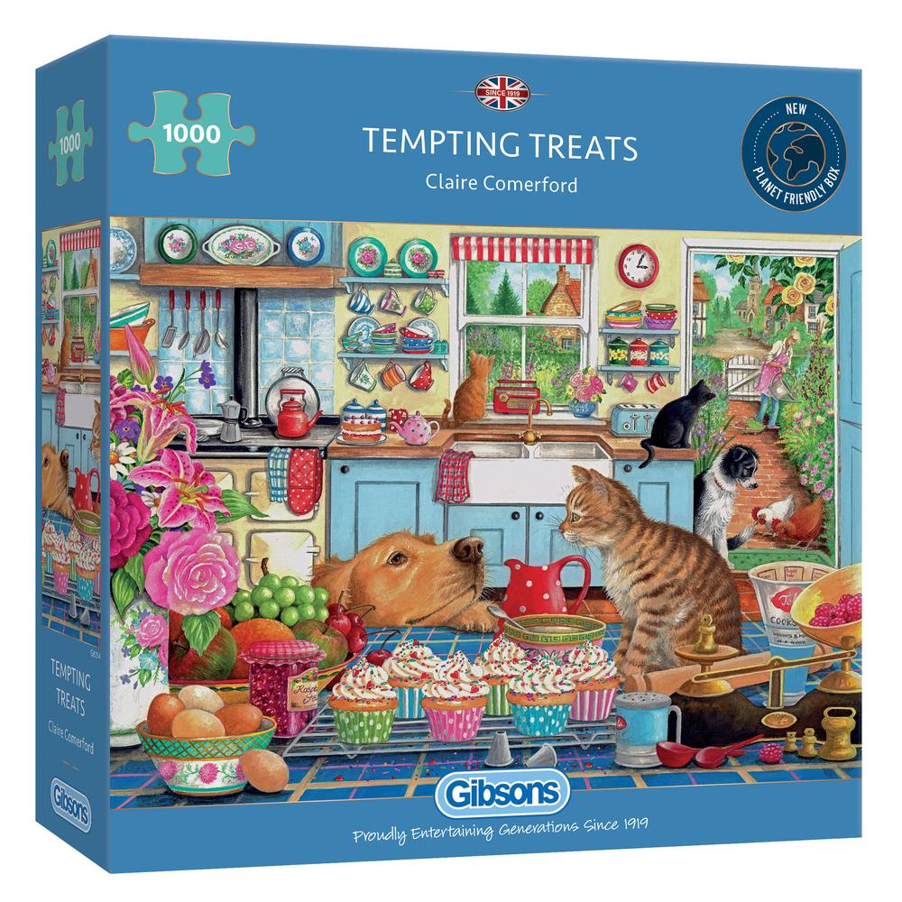 Puzzle 1000 Piece: Tempting Treats | L.A. Mood Comics and Games