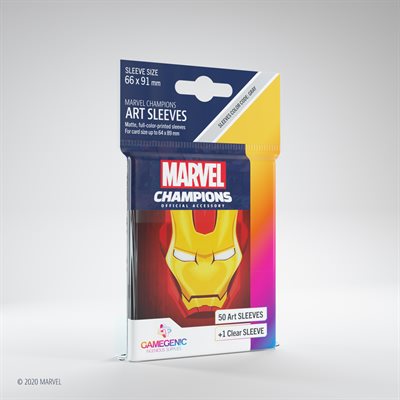 Sleeves: Marvel Champions Iron man (50) | L.A. Mood Comics and Games