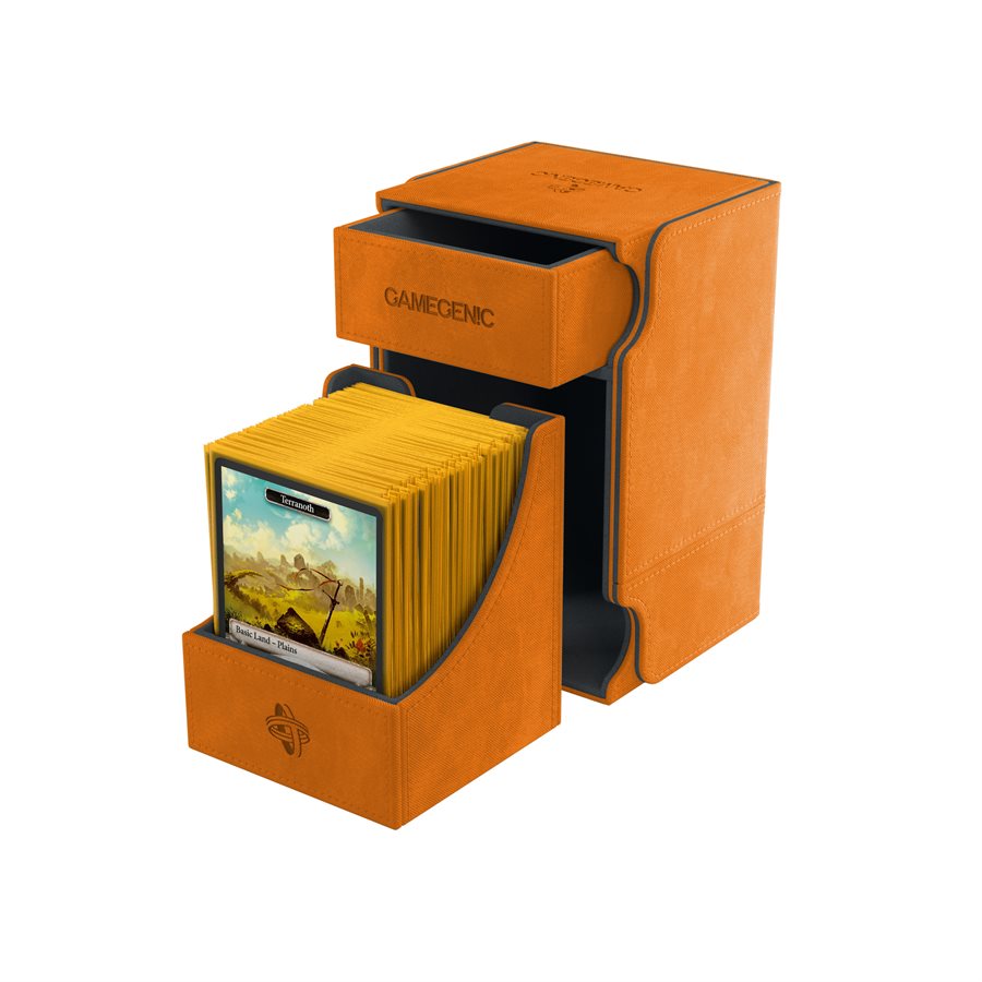 Deck Box: Watchtower Convertible Orange (100ct) | L.A. Mood Comics and Games