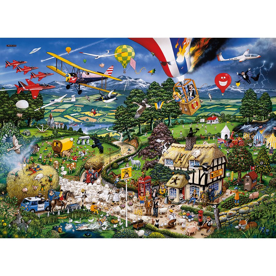 Puzzle: 1000 I Love the Country | L.A. Mood Comics and Games