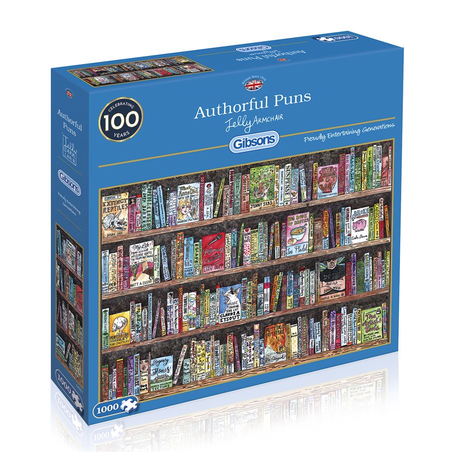 Puzzle: 1000 Authorful Puns | L.A. Mood Comics and Games