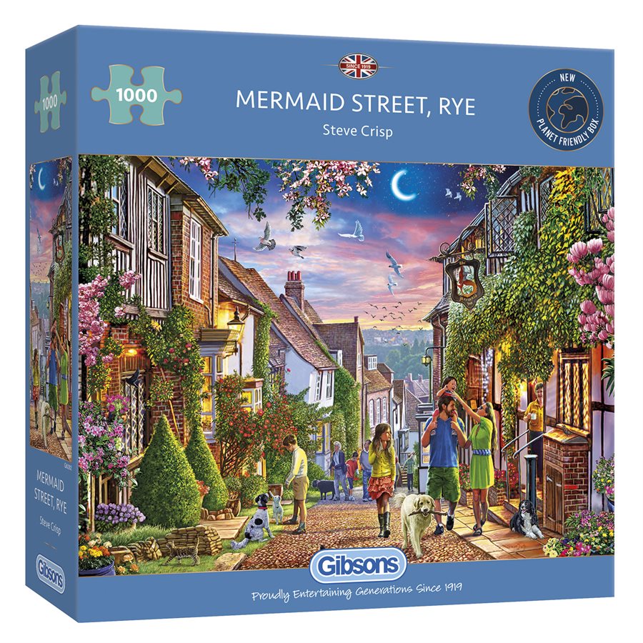 Puzzle: 1000 Mermaid Street, Rye | L.A. Mood Comics and Games