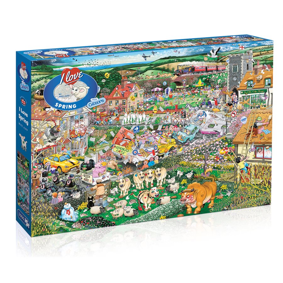 Puzzle: 1000 I Love Spring | L.A. Mood Comics and Games