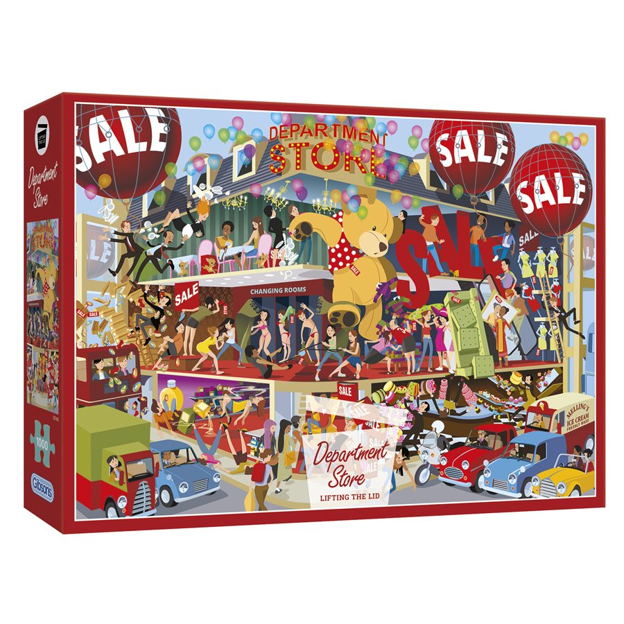 Lifting the Lid - Department Store Puzzle (1000pc) | L.A. Mood Comics and Games