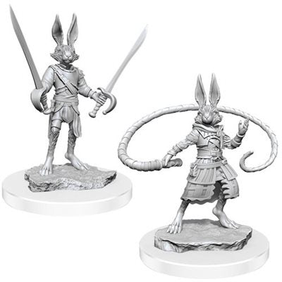 D&D Unpainted Miniatures: Wave 17 - Harengon Rogues | L.A. Mood Comics and Games