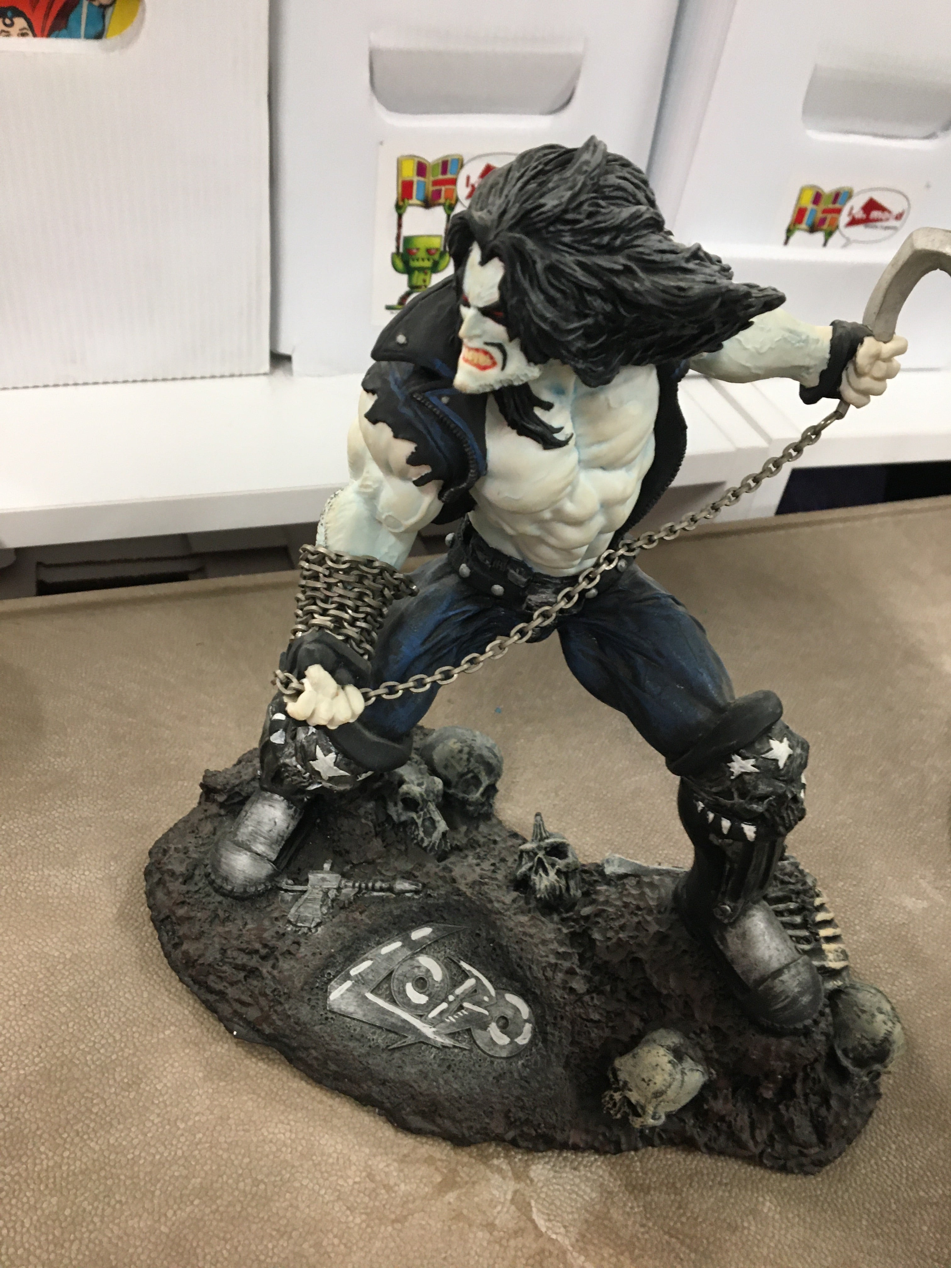 Lobo Statue Bowen Limited Edition Large Cold-cast | L.A. Mood Comics and Games