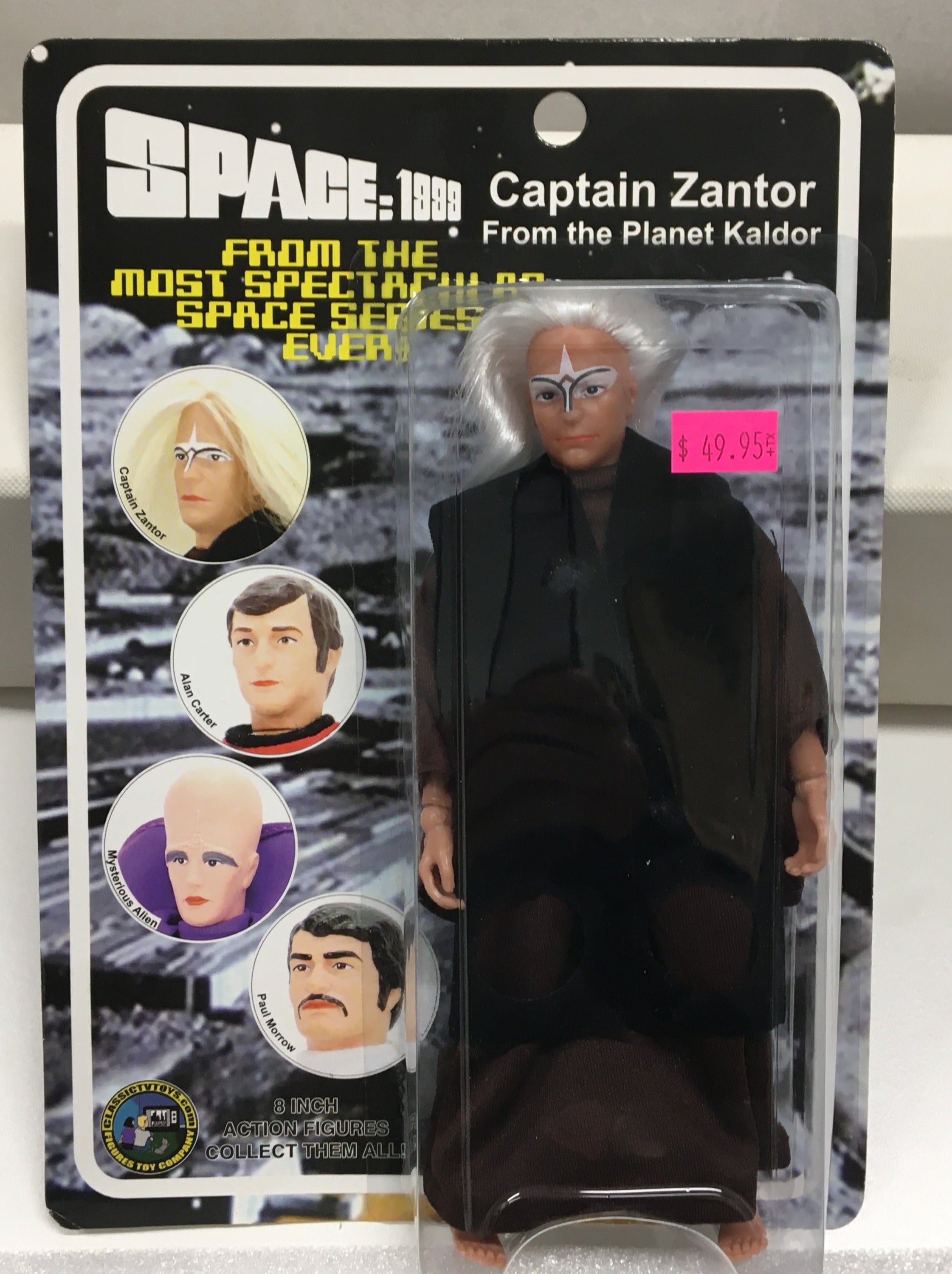Space 1999 Captain Zantor Action figure Classic TV Toys | L.A. Mood Comics and Games
