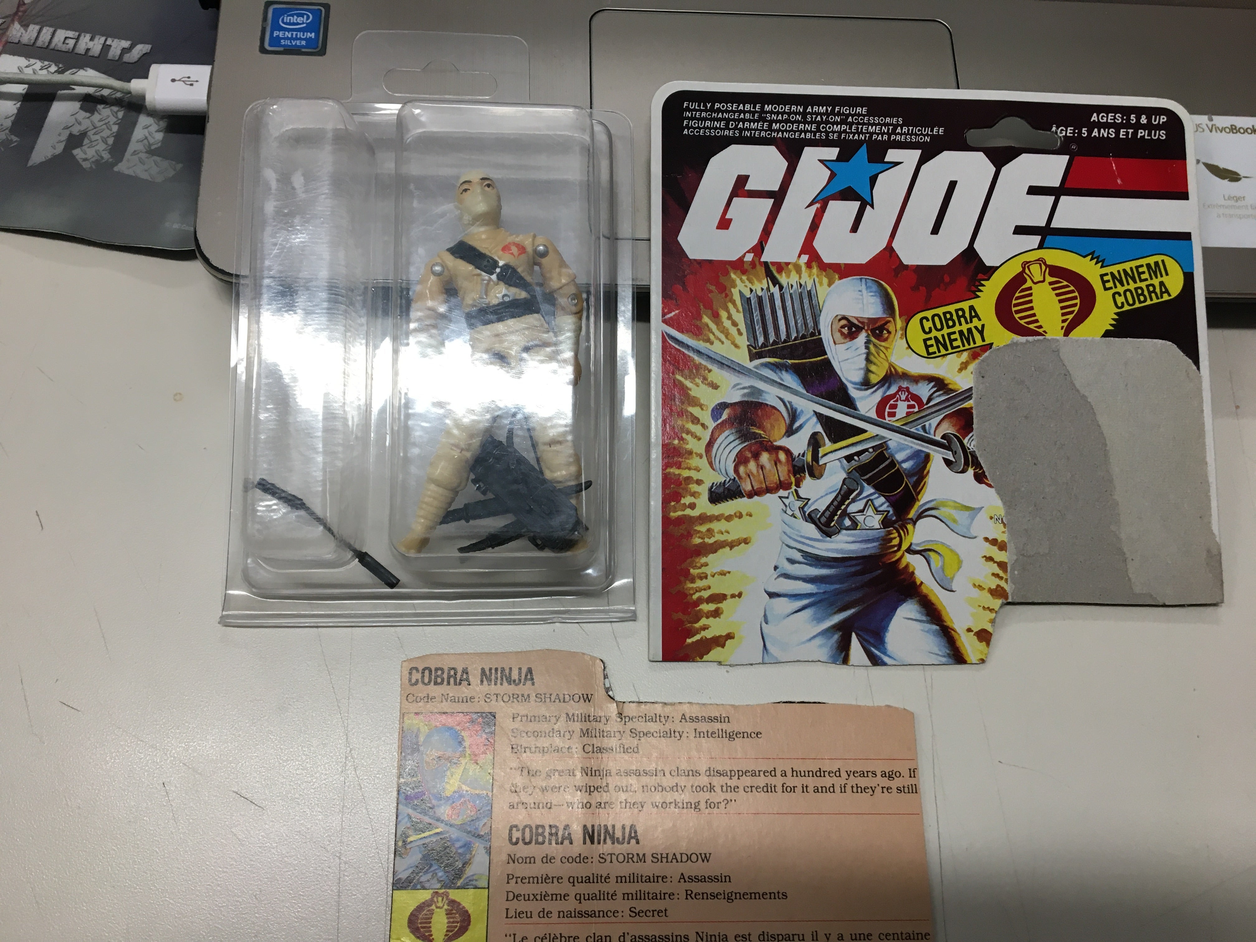 GI JOE 1982 Cobra Ninja V1 100% COMPLETE Hasbro action figure | L.A. Mood Comics and Games