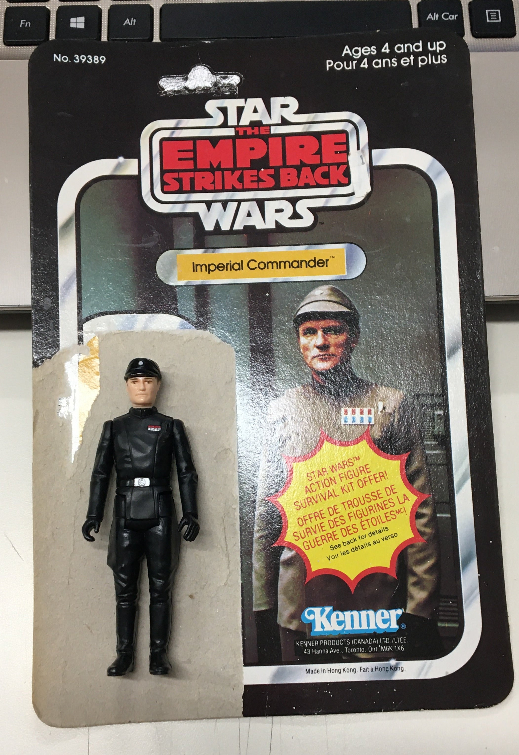 Star Wars Empire SB Imperial Commander loose figure with card 39389 | L.A. Mood Comics and Games