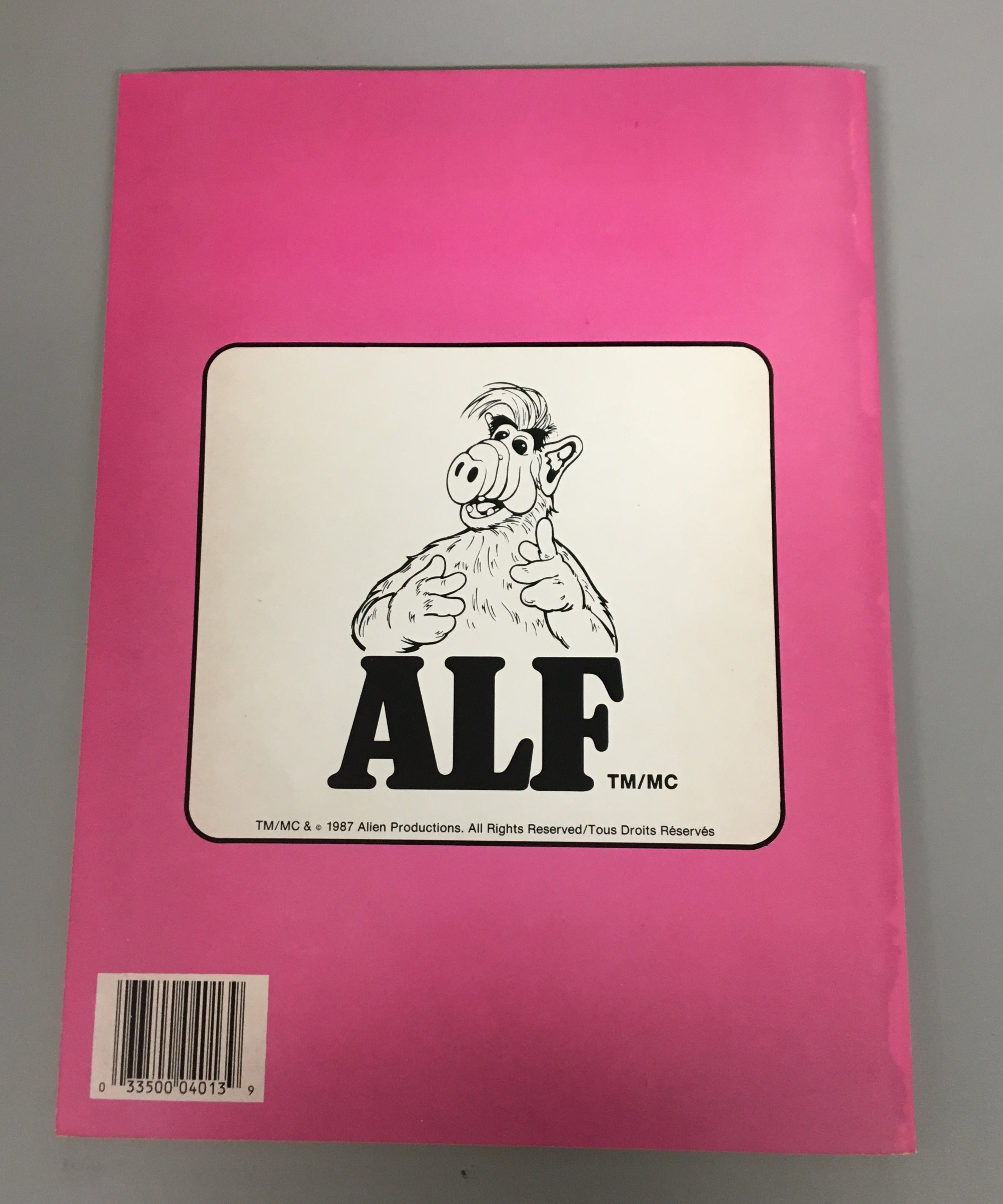 Alf Jumbo Colouring Book | L.A. Mood Comics and Games