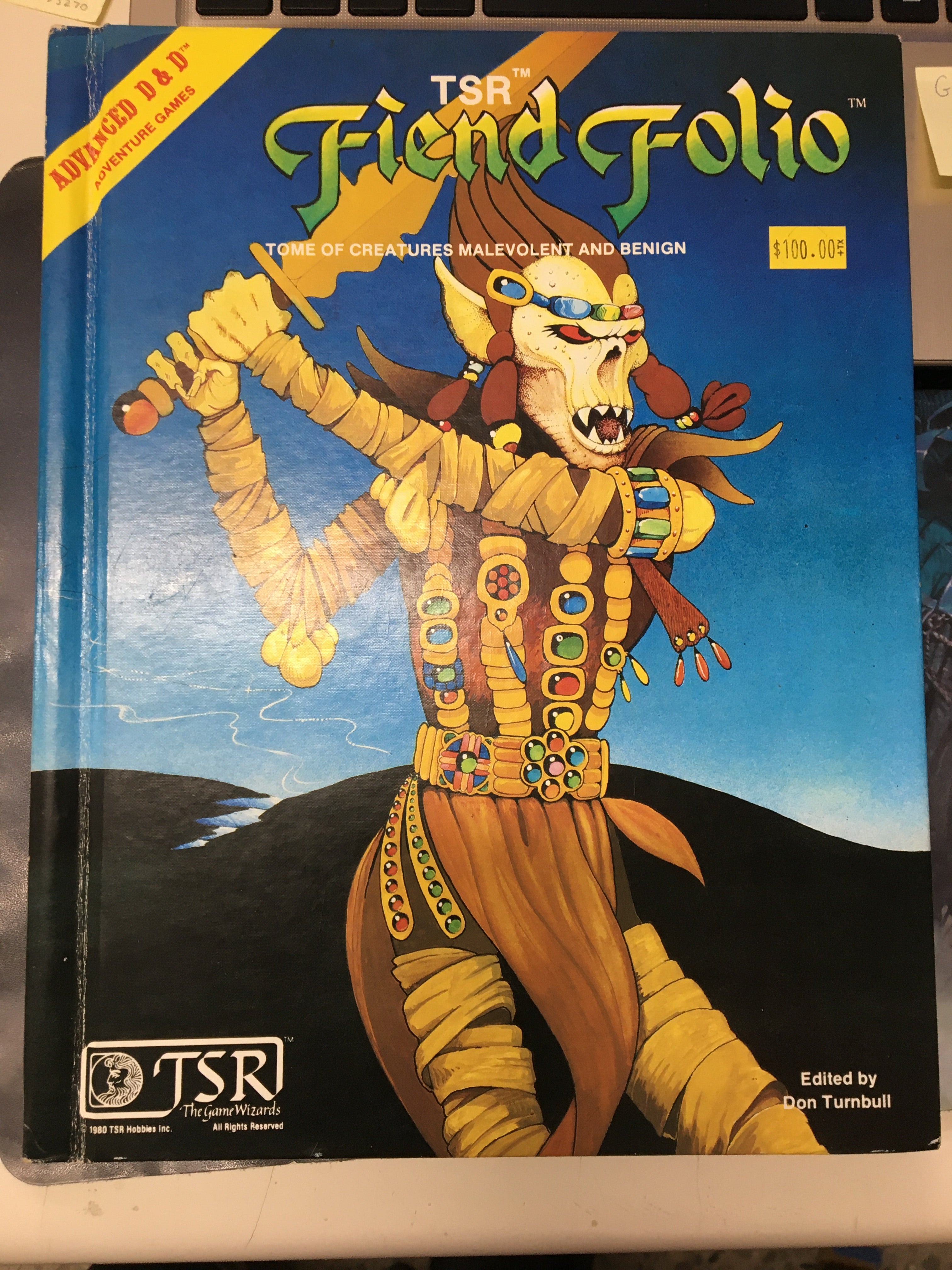 Fiend Folio: Tome of Creatures Malevolent and Benign: (Advanced Dungeons and Dragons) Hardcover – January 1, 1981 | L.A. Mood Comics and Games