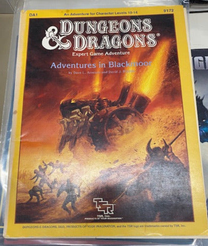 Adventures in Blackmoor 9172 TSR 1986 Complete - Dungeons and Dragons DA1 | L.A. Mood Comics and Games
