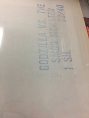 GODZILLA VS THE SMOG MONSTER Orinal MOVIE POSTER HORROR SCI FI 1972 | L.A. Mood Comics and Games