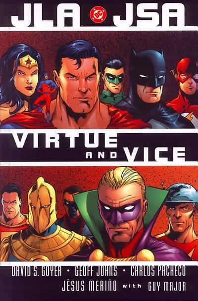 JLA-JSA VIRTUE AND VICE HC (USED NEAR MINT) | L.A. Mood Comics and Games