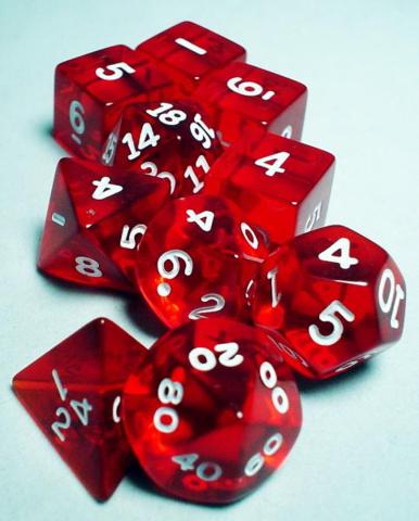Translucent: 10Pc Red / White | L.A. Mood Comics and Games