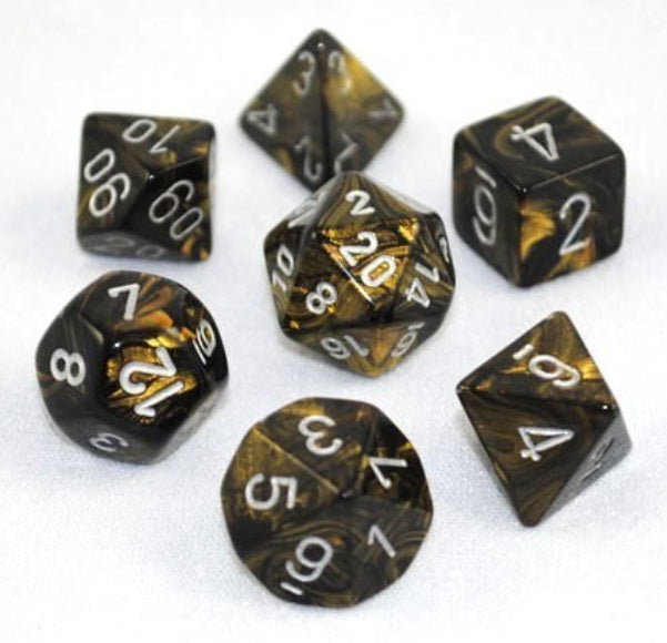CHESSEX: POLYHEDRAL Leaf™ DICE SETS | L.A. Mood Comics and Games