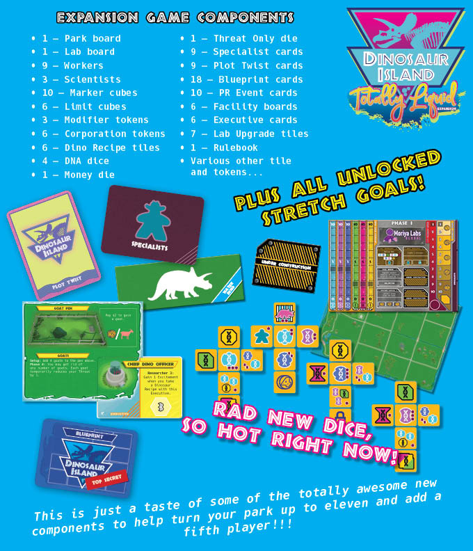 Dinosaur Island - Totally Liquid Expansion | L.A. Mood Comics and Games
