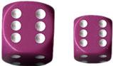 Chessex: Opaque D6 Dice Set - 16mm | L.A. Mood Comics and Games