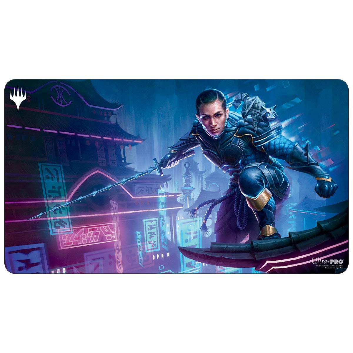 Play Mat MTG Kamigawa Neon Dynasty v2 | L.A. Mood Comics and Games