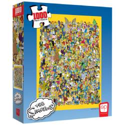 PUZZLE 1000pc SIMPSONS "CAST of THOUSANDS" (DAMAGED BOX) | L.A. Mood Comics and Games